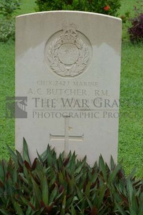 TRINCOMALEE WAR CEMETERY - BUTCHER, AUSTIN CHARLES